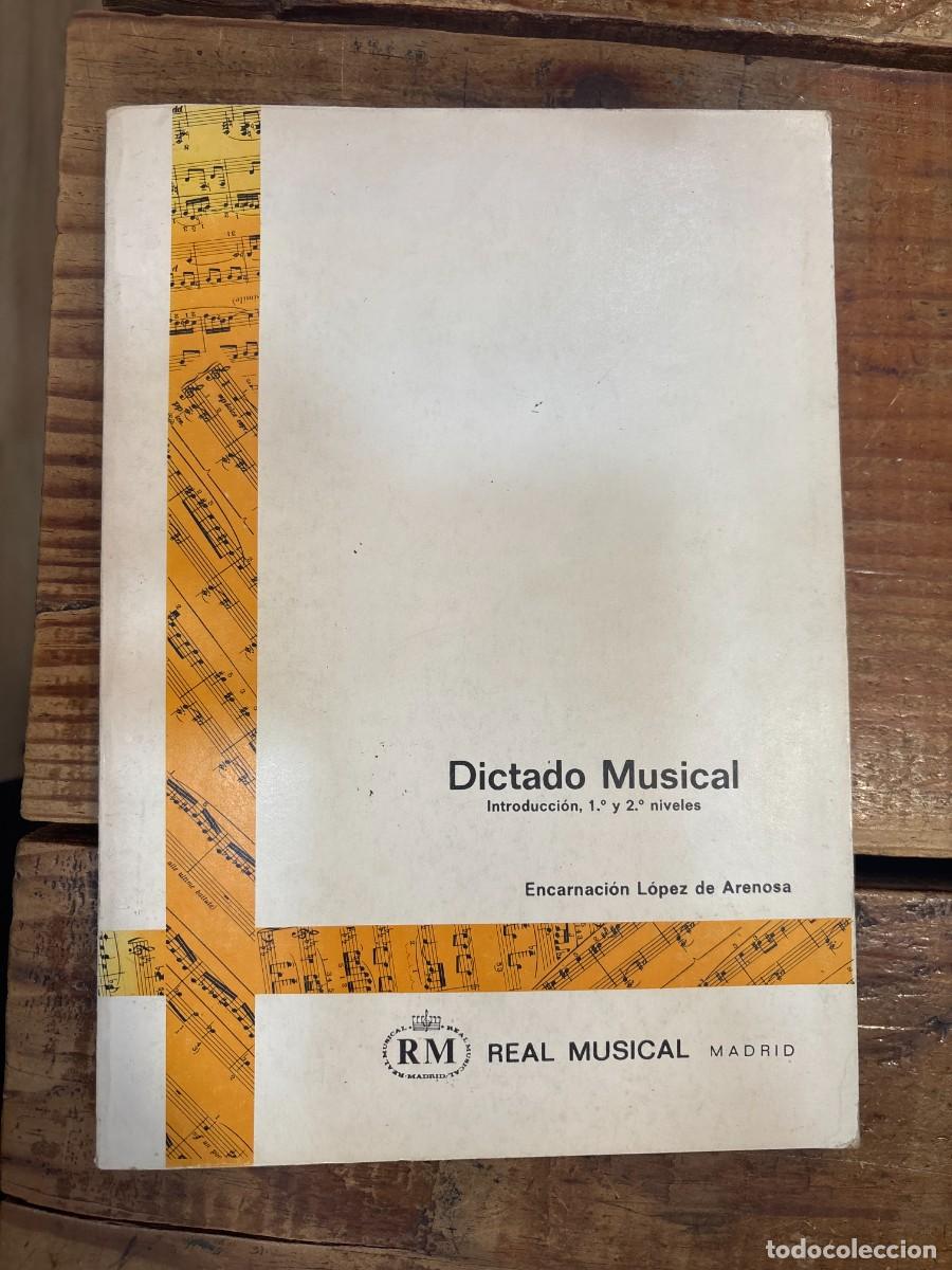 Libros de segunda mano: DICTADO MUSICAL LIBRO DEL PROFESOR encarnacion lopez de arenosa