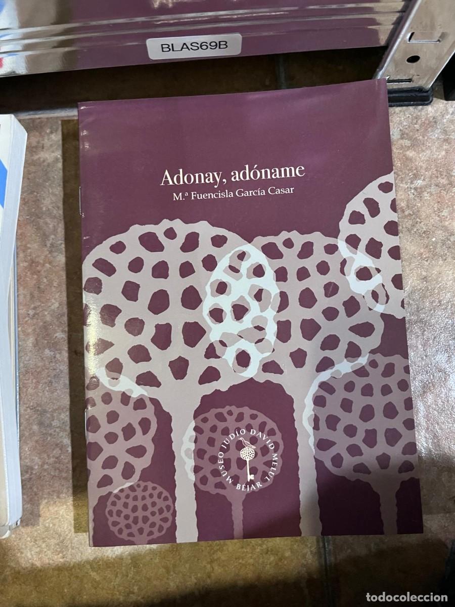 Libros de segunda mano: BLAS69B + Adonay, ad&oacute;name &ndash; M.&ordf; Fuencisla Garc&iacute;a Casar &ndash; Museo Jud&iacute;o David Melul &ndash;