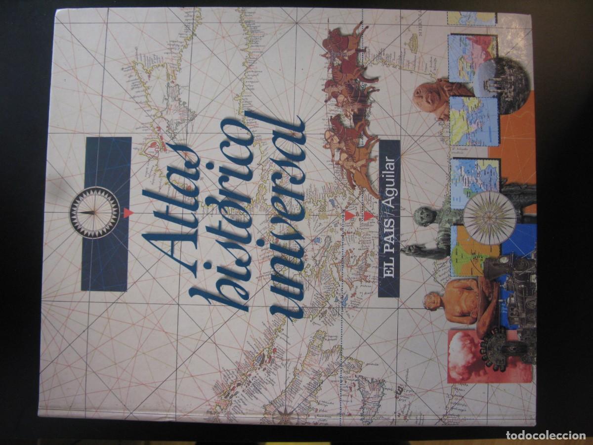Libros de segunda mano: Atlas hist&oacute;rico universal - el pa&iacute;s Aguilar - carton&eacute; en gran formato