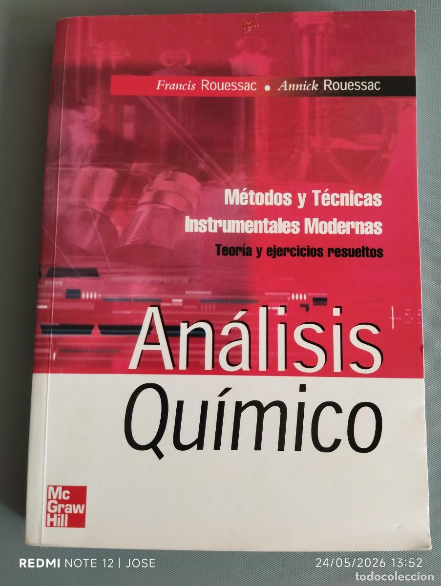 Libros de segunda mano: Libro - an&aacute;lisis qu&iacute;mico - 581