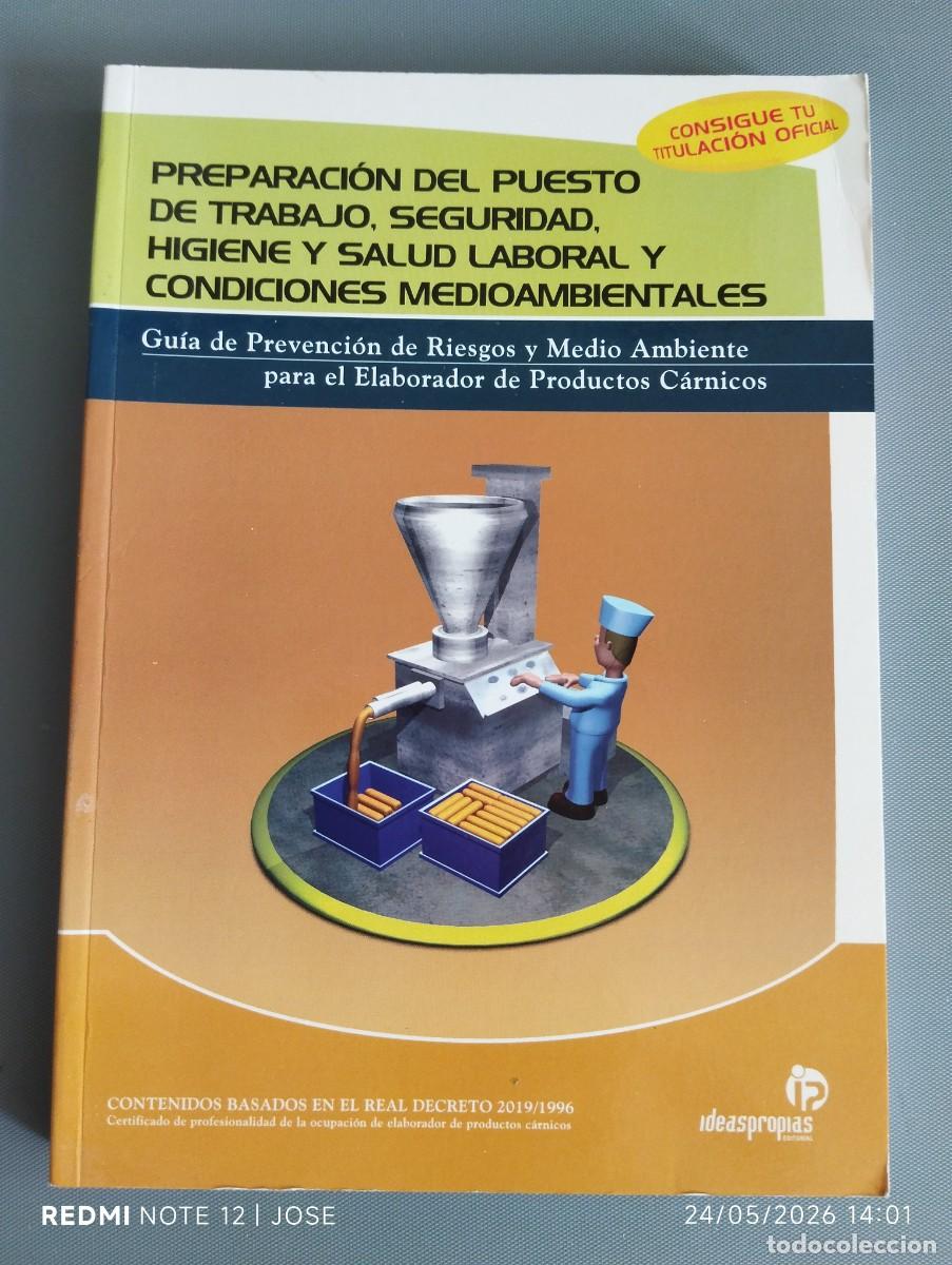 Libros de segunda mano: Libro - preparaci&oacute;n del puesto de trabajo - 581