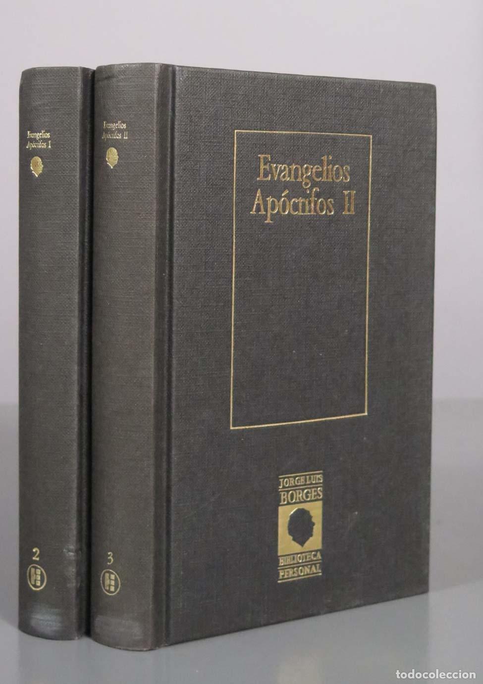 Libros de segunda mano: Evangelios Ap&oacute;crifos I y II - Jorge Luis Borges - 2 TOMOS
