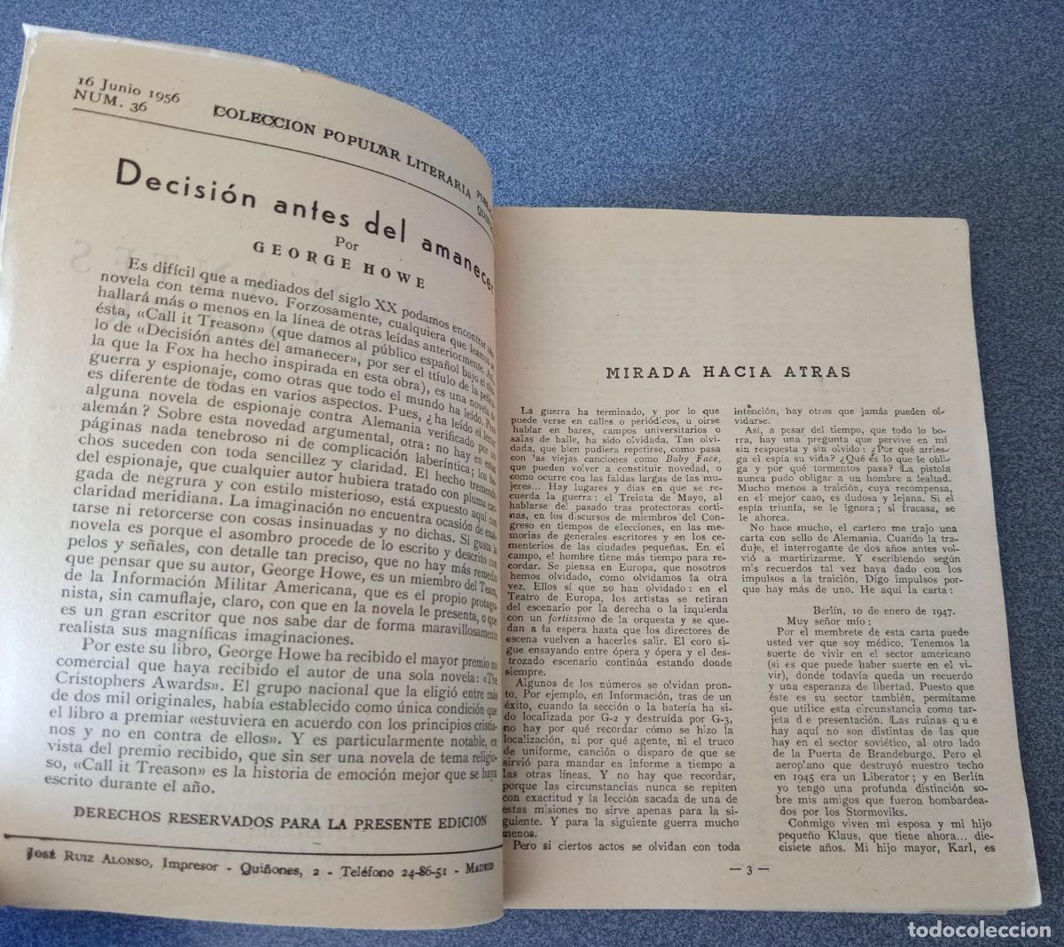 Libros de segunda mano: Decisi&oacute;n Antes Del Amanecer George Howe - Foto 4