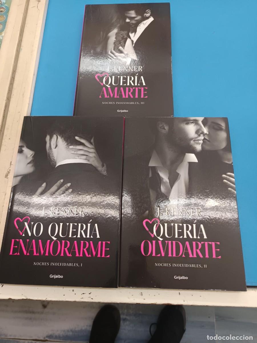 Libros de segunda mano: NOCHES INOLVIDABLES I -II -III TRILOGIA DE J. KENNER NOVELA ROMANTICA DE GRIJALBO