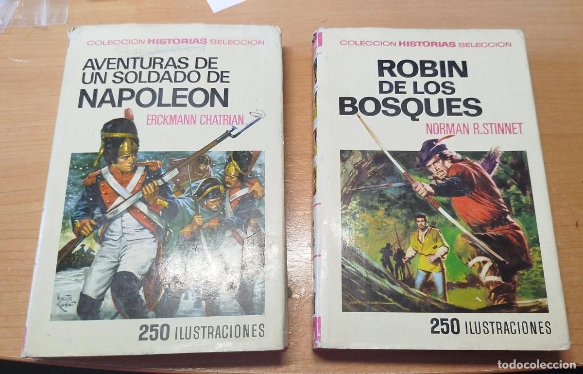 Libros de segunda mano: lote de 2 novelas &rdquo;Coleccion historias seleccion&rdquo; ed. Bruguera 1a edicion 1967