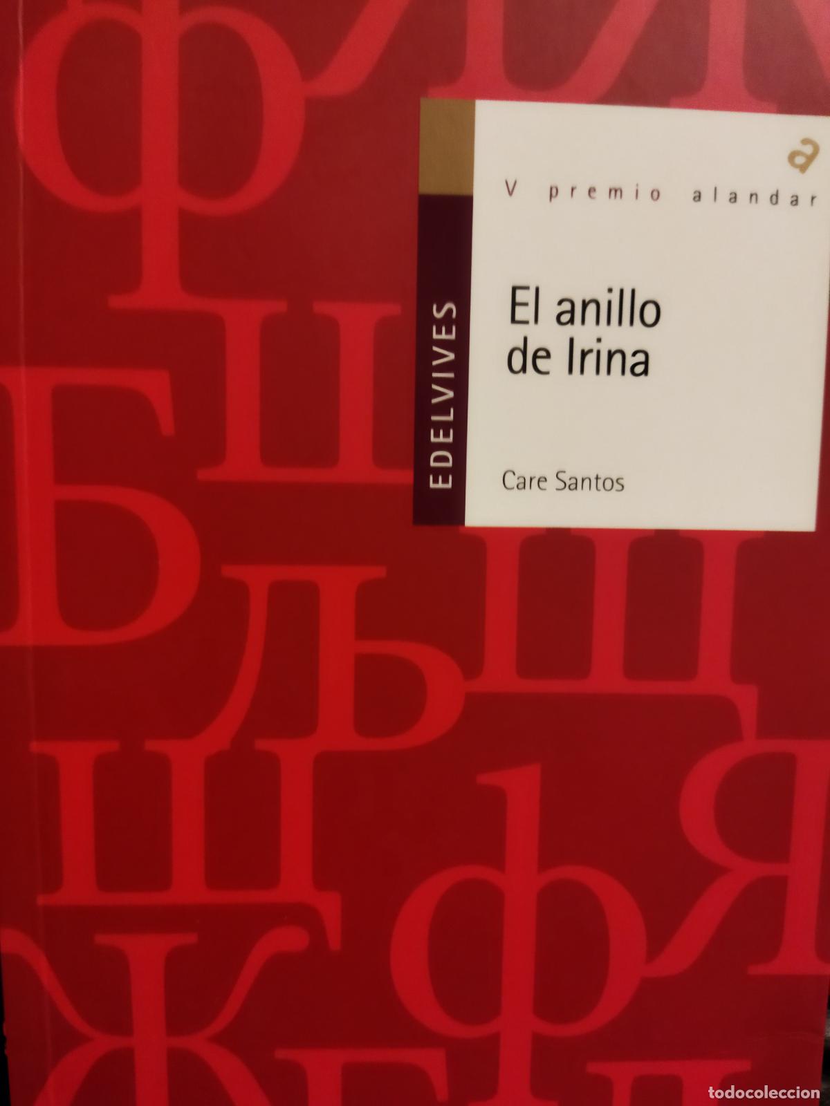 Libros de segunda mano: El anillo de Irina care santos