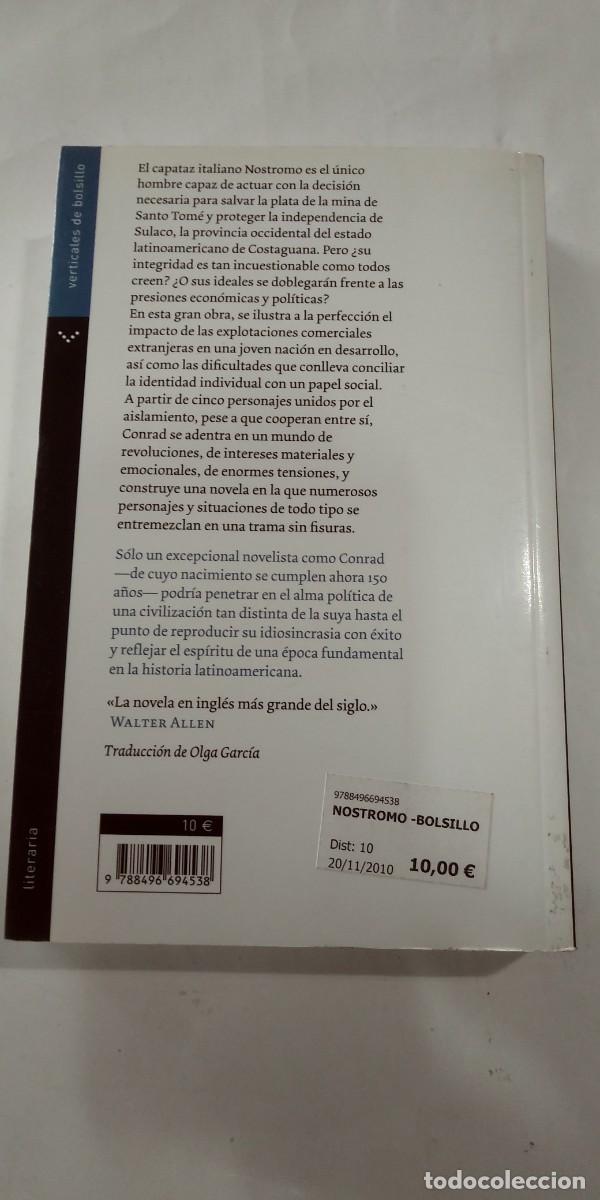 Libros de segunda mano: Nostromo Joseph Conrad - Foto 2