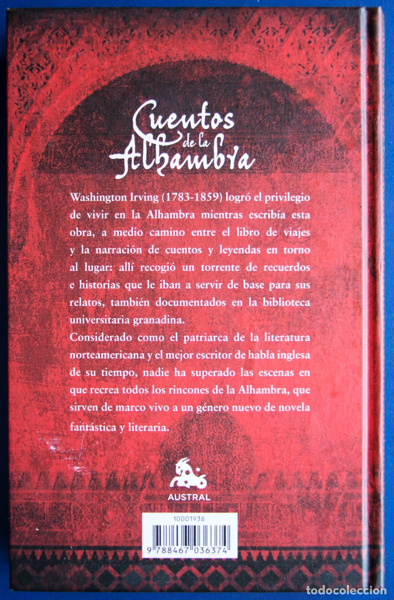 Libros de segunda mano: CUENTOS DE LA ALHAMBRA, de Washington Irving. - Foto 2