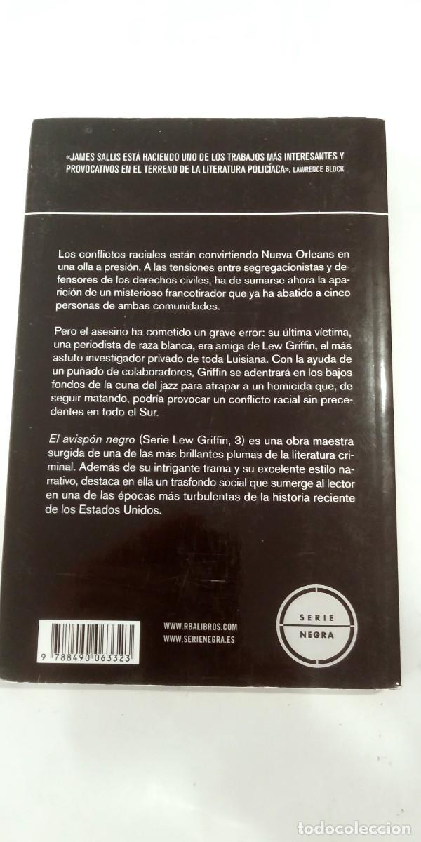 Libros de segunda mano: El avispon negro James Sallis - Foto 2