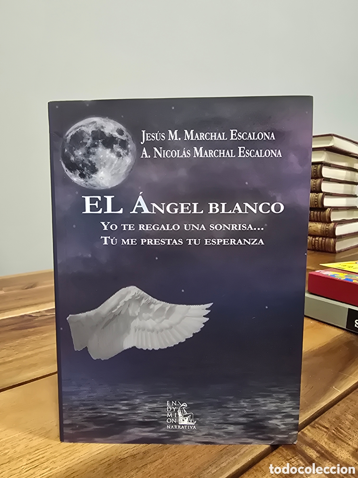 Libros de segunda mano: FIRMADO EL ANGEL BLANCO Jesus Marchal y Nicolas Marchal EDICIONES ENDYMION 2012 esclerosis