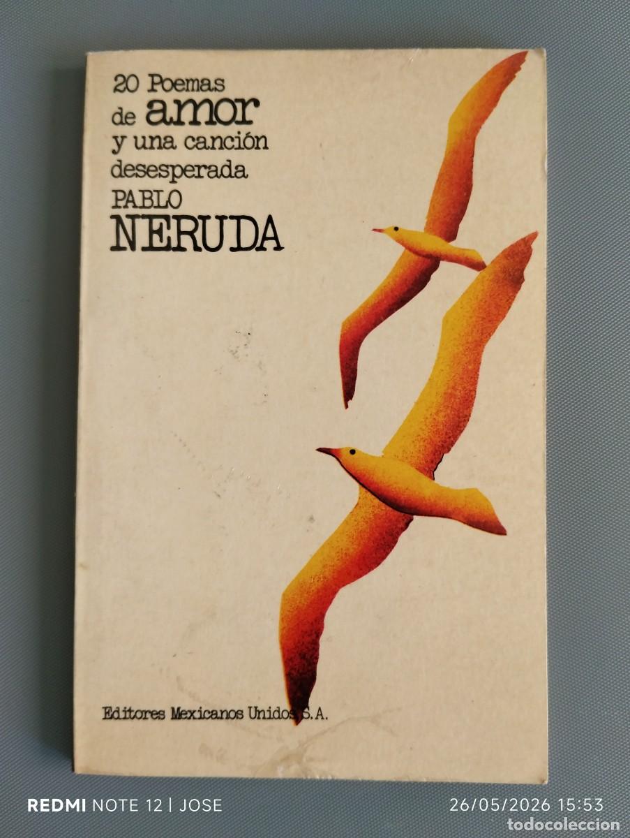 Libros de segunda mano: 20 poemas de amor - Pablo Neruda - 620