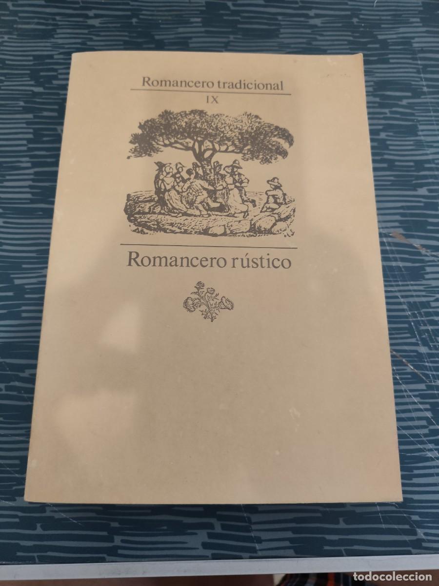 Libros de segunda mano: ROMANCERO TRADICIONAL IX, ROMANCERO R&Uacute;STICO,ANTONIO S&Aacute;NCHEZ ROMERALO,MADRID,1978,400 P&Aacute;GINAS.
