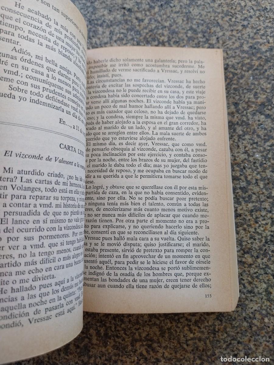 Libros de segunda mano: LAS AMISTADES PELIGROSAS -- CHODERLOS DE LACLOS -- - Foto 2