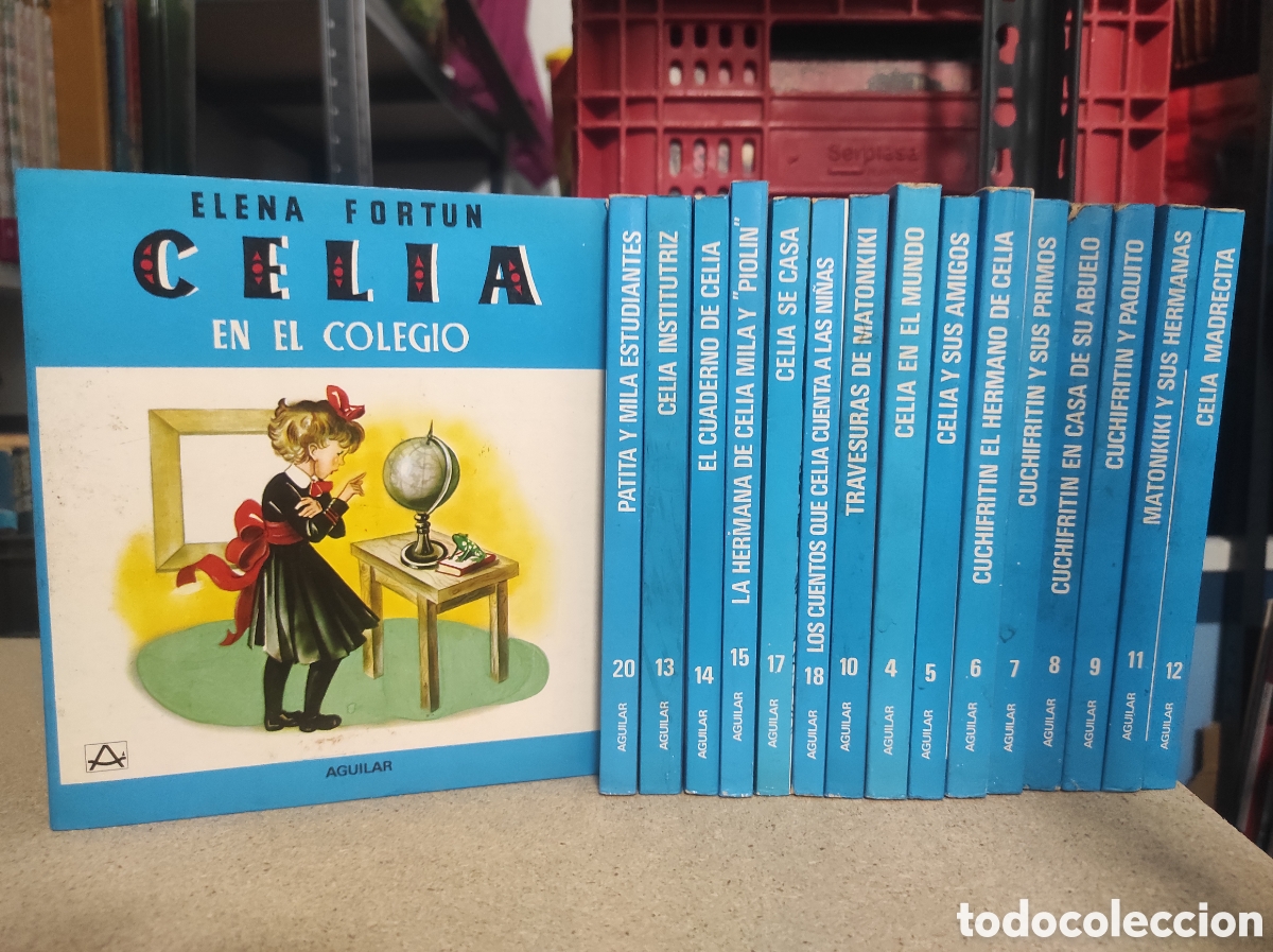 Libros de segunda mano: LOTE 16 LIBROS DE ELENA FORTUN, CELIA, CUCHIFRITIN Y OTROS. Edici&oacute;n Aguilar, Madrid