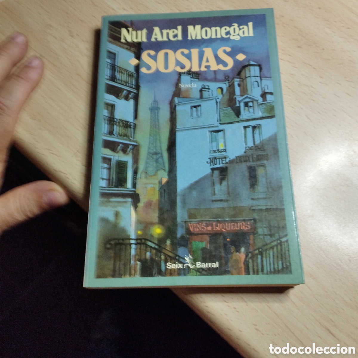 Libros de segunda mano: Sosias. Nut Arel Monegal. 1987. Seix Barral 1&ordf; Edici&oacute;n.