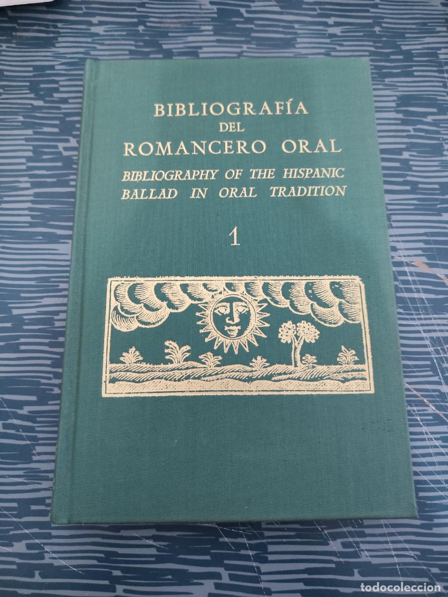 Libros de segunda mano: BIBLIOGRAF&Iacute;A DEL ROMANCERO ORAL,1, MADRID,VARIOS AUTORES,MADRID,1980,280 PAGINAS.