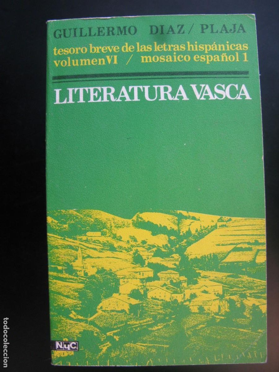 Gebrauchte B&uuml;cher: LITERATURA VASCA, , GUILLERMO DIAZ-PLAJA Y LUIS VILLASANTE (PDTE. ACADEMIA LENGUA VASCA) 1981