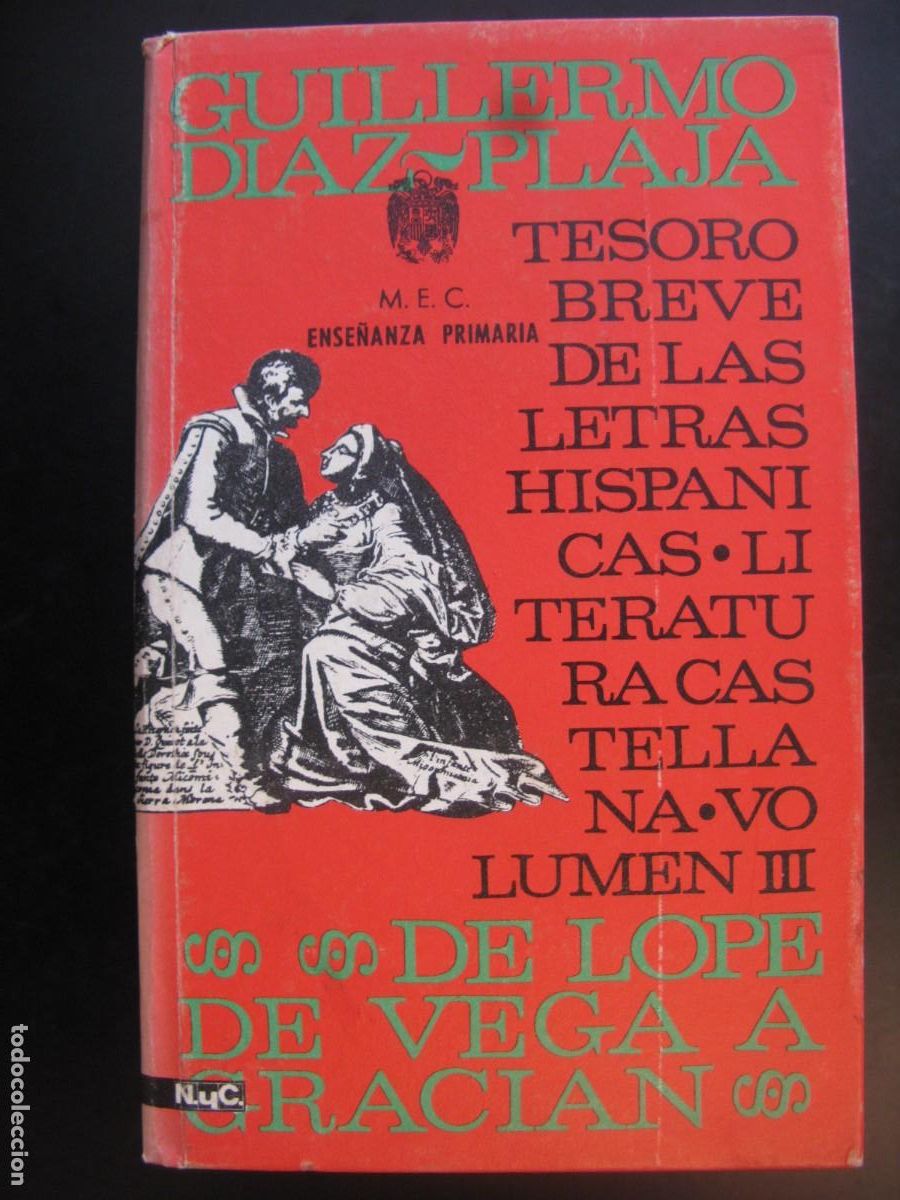 Libri di seconda mano: Tesoro Breve de las Letras Hisp&aacute;nicas Literatura Castellana Volumen V De Lope de Vega a Gracian