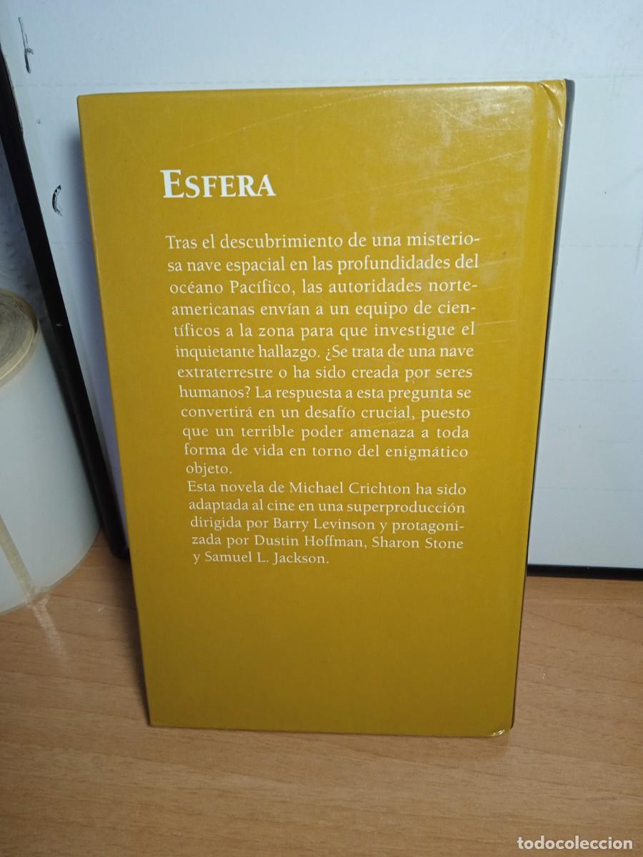 Libros de segunda mano: Libro Esfera | Michael Crichton | 1998 - Foto 2