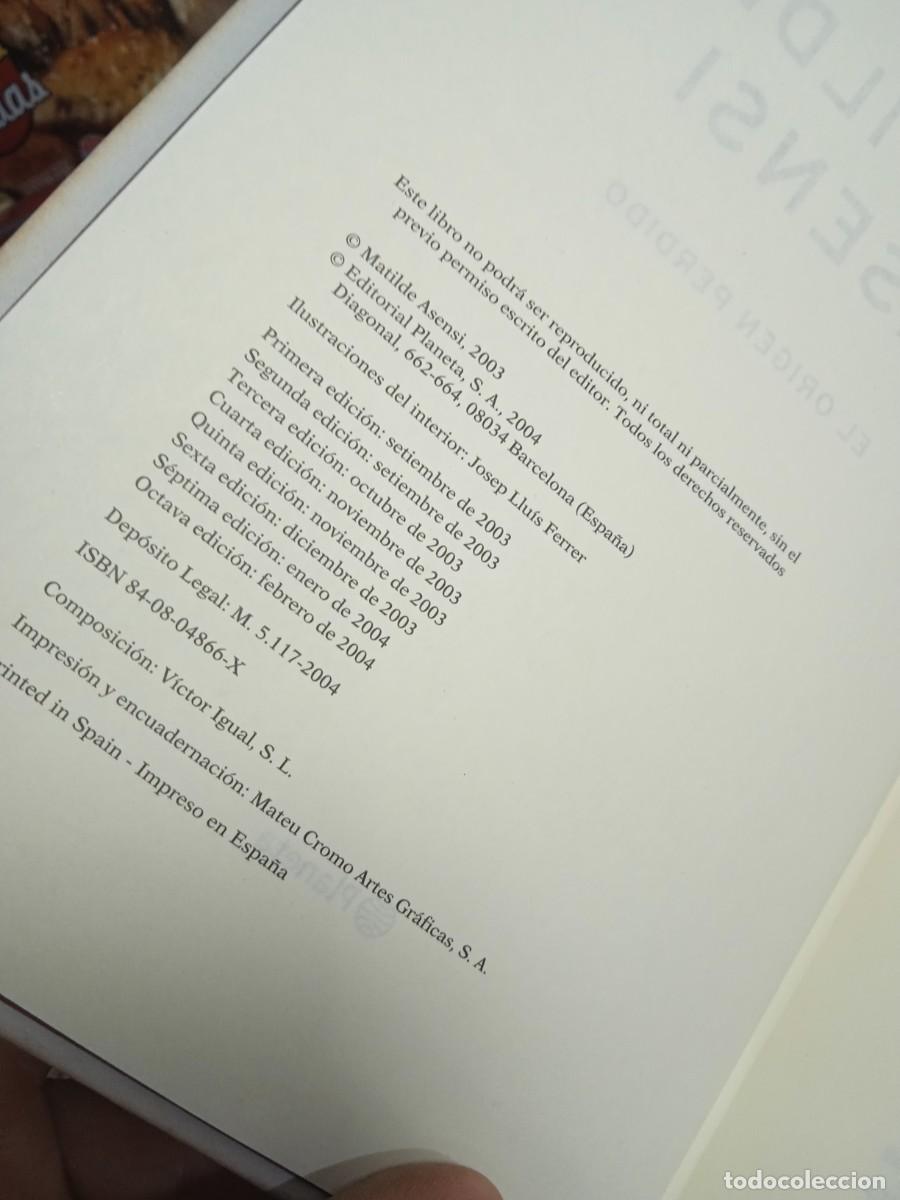 Libros de segunda mano: Libro El origen perdido | Matilde asensi | 2004 - Foto 4