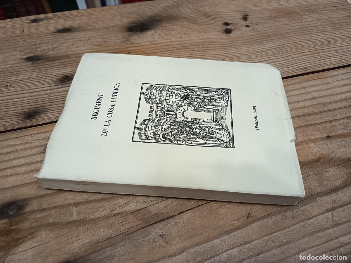 Libros de segunda mano: Sin fecha - Regiment de la cosa p&uacute;blica. Edici&oacute;n Facs&iacute;mil