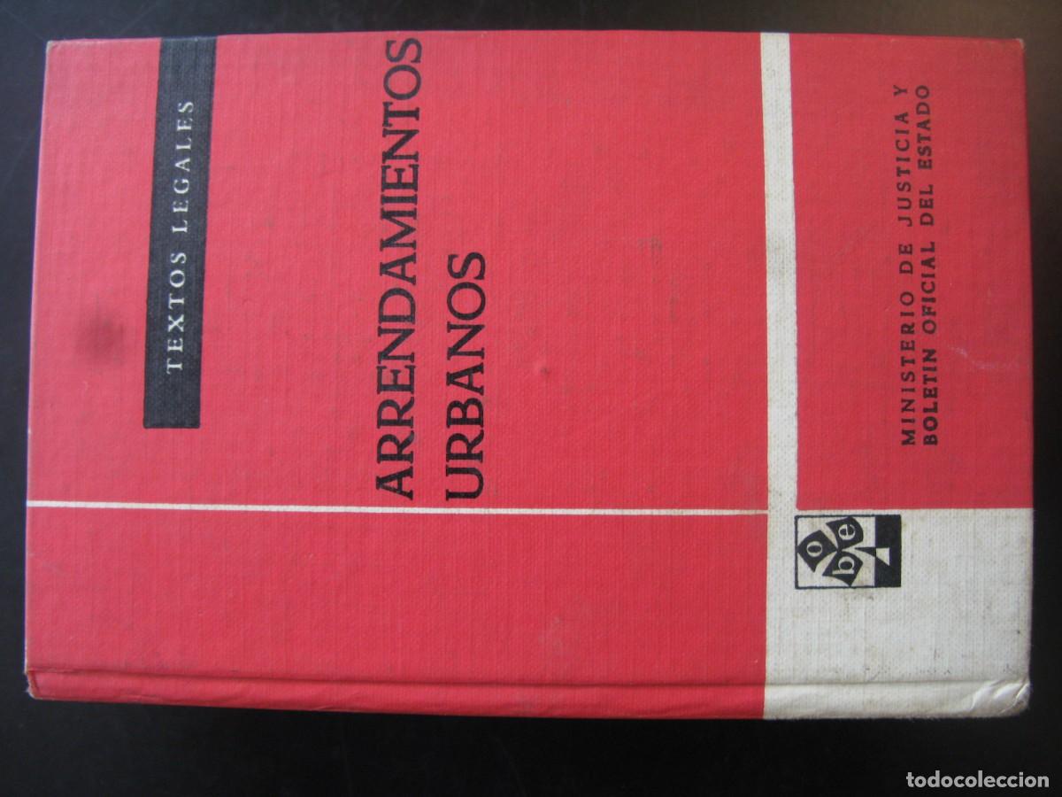 Libri di seconda mano: ARRENDAMIENTOS URBANOS. TEXTOS LEGALES. BOE.