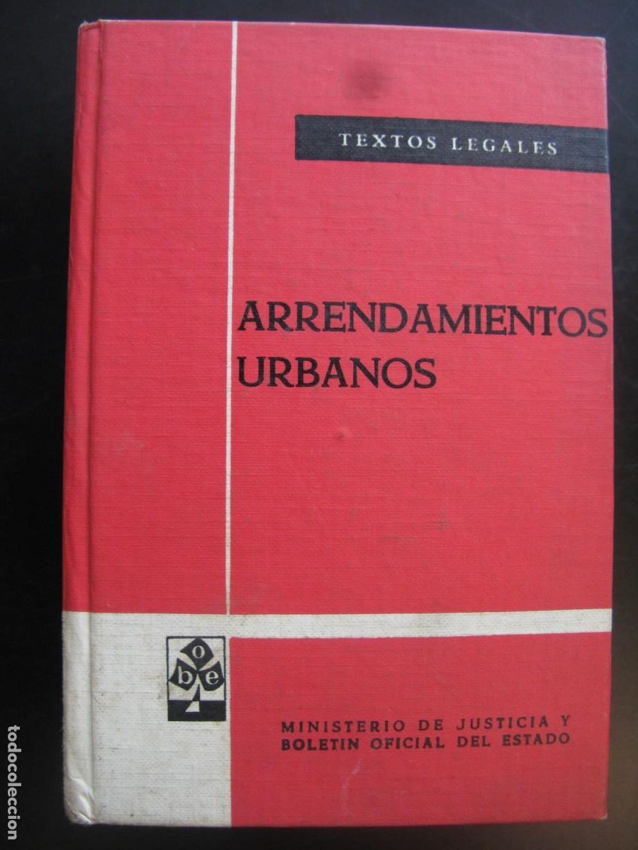 Libros de segunda mano: ARRENDAMIENTOS URBANOS. TEXTOS LEGALES. BOE.