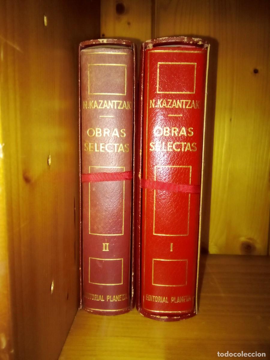 Libri di seconda mano: NIKOS KAZANTZAKI, OBRAS SELECTAS, EDITORIAL PLANETA, TOMOS I Y II