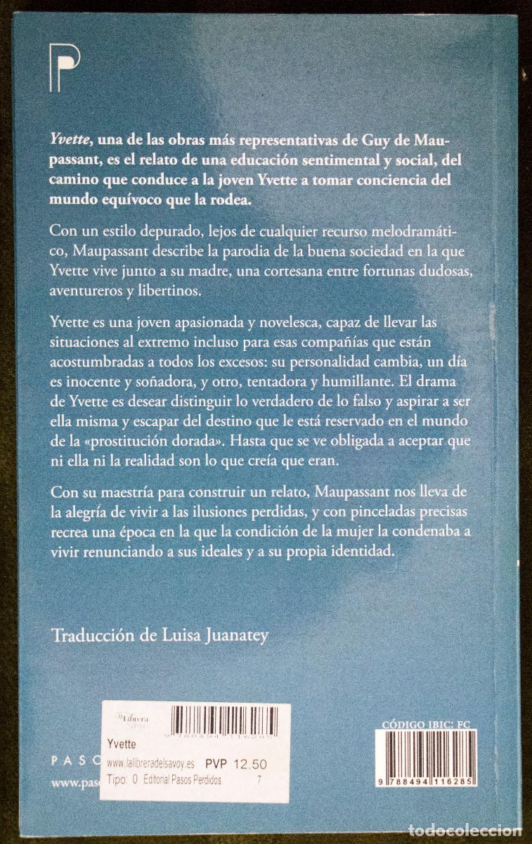 Libros de segunda mano: YVETTE, de Guy de Maupassant. - Foto 2