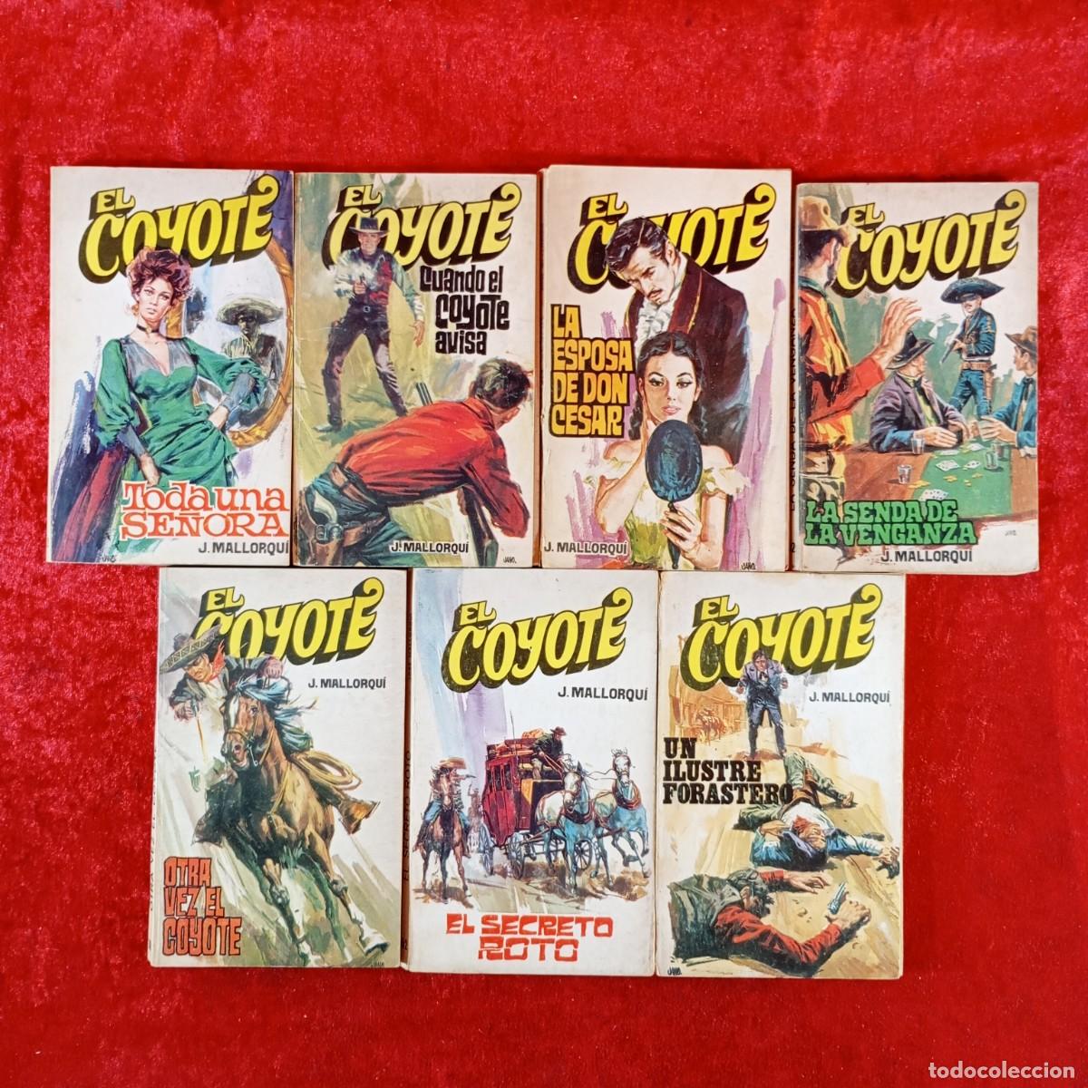 Gebrauchte B&uuml;cher: LOTE 7 LIBROS - EL COYOTE - J. MALLORQU&Iacute; - EDICIONES FAVENCIA - VER FOTOS / 5614