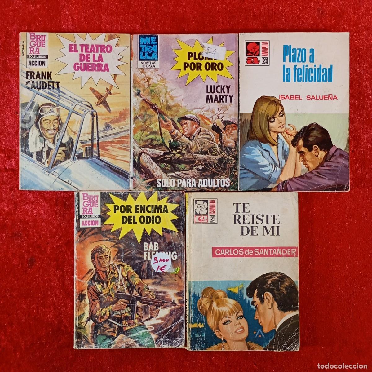 Gebrauchte B&uuml;cher: LOTE 5 LIBROS - NOVELAS JUVENILES - ROMANTICA, ACCI&Oacute;N - EDITORIAL BRUGUERA - VER FOTOS / 5615