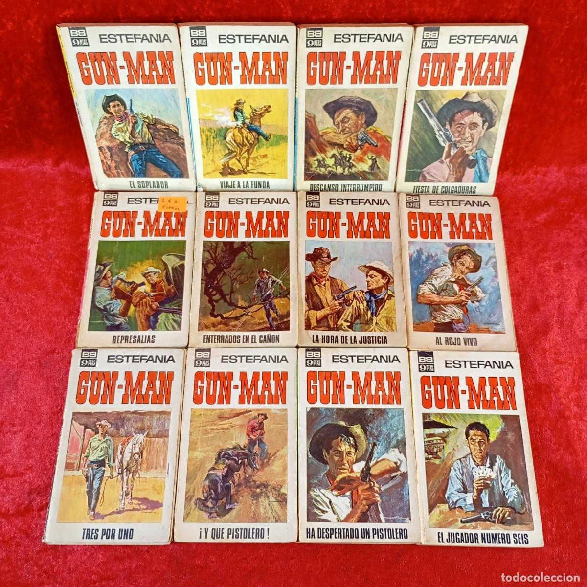 Gebrauchte B&uuml;cher: LOTE 12 LIBROS - ESTEFANIA - GUN-MAN - EDITORIAL BRUGUERA - VER FOTOS / 5617
