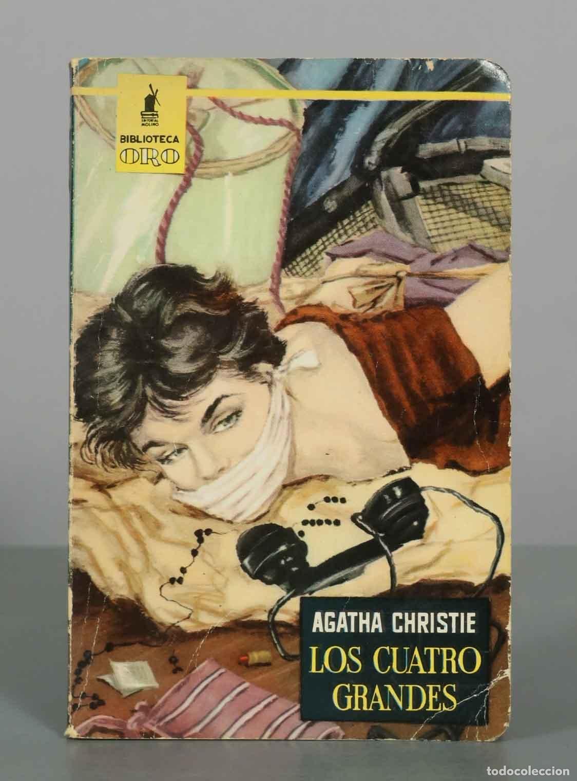 Libros de segunda mano: Los cuatro grandes - Agatha Christie - Editorial Molino