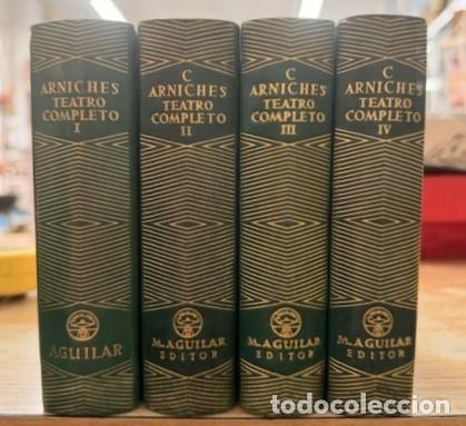 Libros de segunda mano: CARLOS ARNICHES, TEATRO COMPLETO (4 TOMOS). A-AGUIJOYA-048