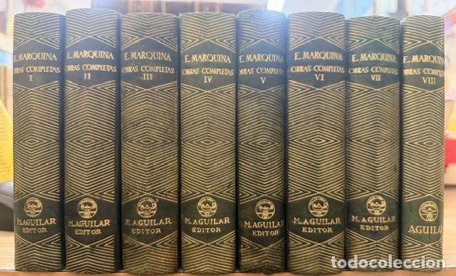 Libros de segunda mano: EDUARDO MARQUINA, OBRAS COMPLETAS (8 TOMOS). A-AGUIJOYA-049