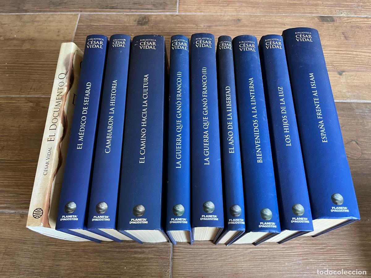 Libros de segunda mano: C&Eacute;SAR VIDAL - EDITORIAL PLANETA - 10 tomos - Foto 2