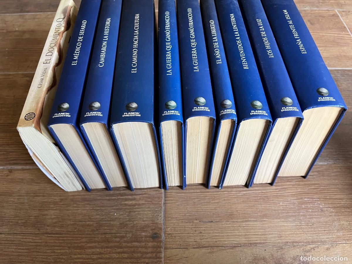 Libros de segunda mano: C&Eacute;SAR VIDAL - EDITORIAL PLANETA - 10 tomos - Foto 3