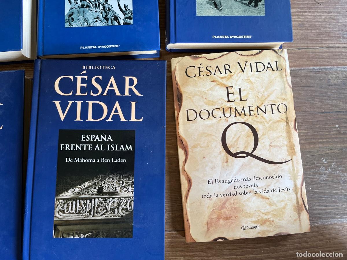Libros de segunda mano: C&Eacute;SAR VIDAL - EDITORIAL PLANETA - 10 tomos - Foto 5