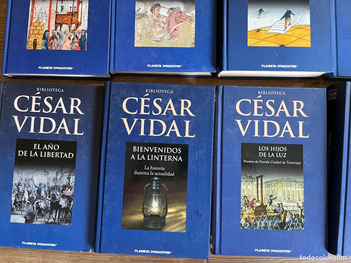 Libros de segunda mano: C&Eacute;SAR VIDAL - EDITORIAL PLANETA - 10 tomos - Foto 6