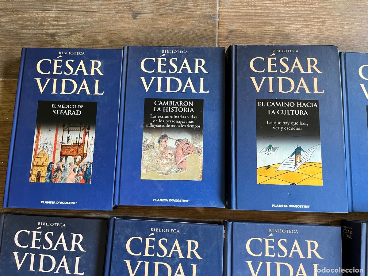 Libros de segunda mano: C&Eacute;SAR VIDAL - EDITORIAL PLANETA - 10 tomos - Foto 7