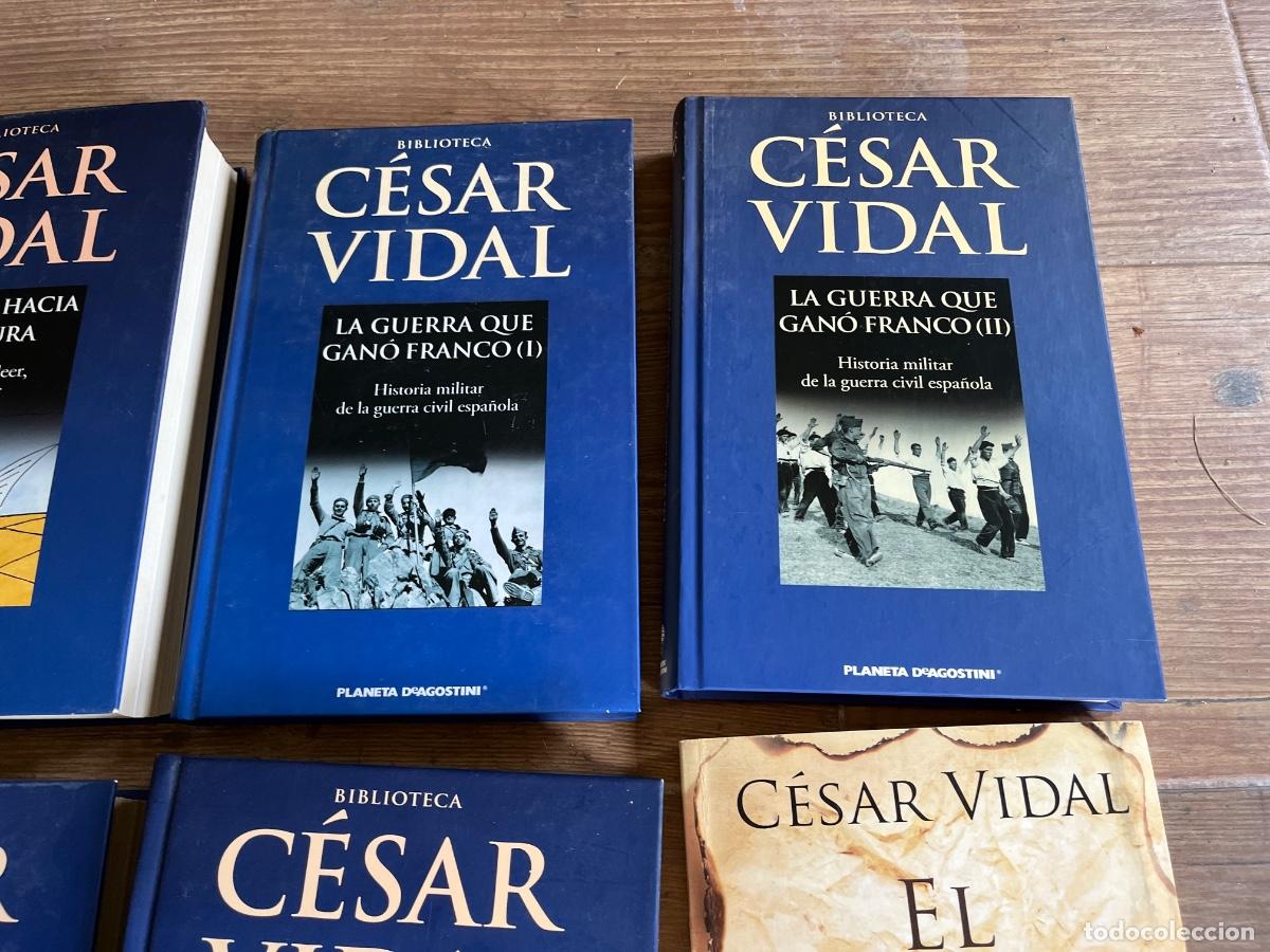 Libros de segunda mano: C&Eacute;SAR VIDAL - EDITORIAL PLANETA - 10 tomos - Foto 8