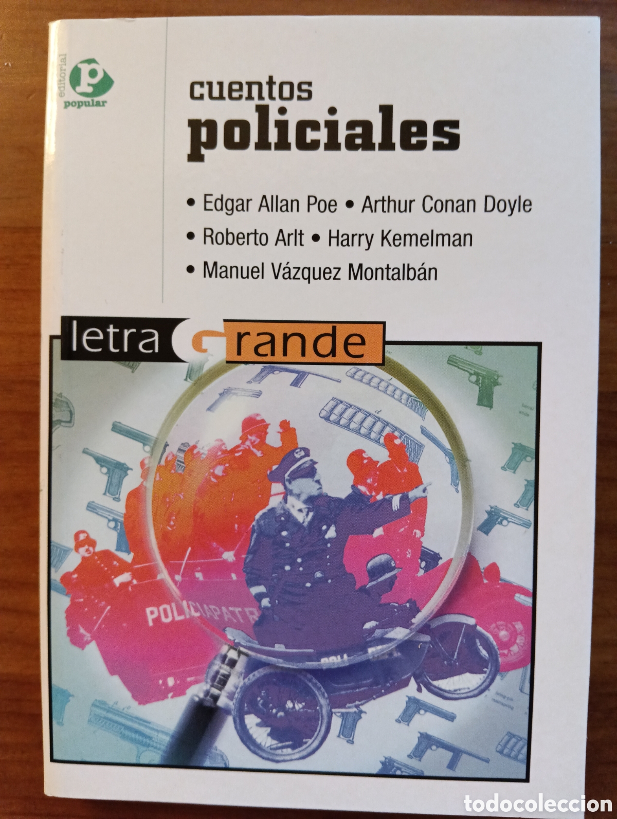 Libros de segunda mano: Cuentos policiales, editorial Popular, Letra Grande