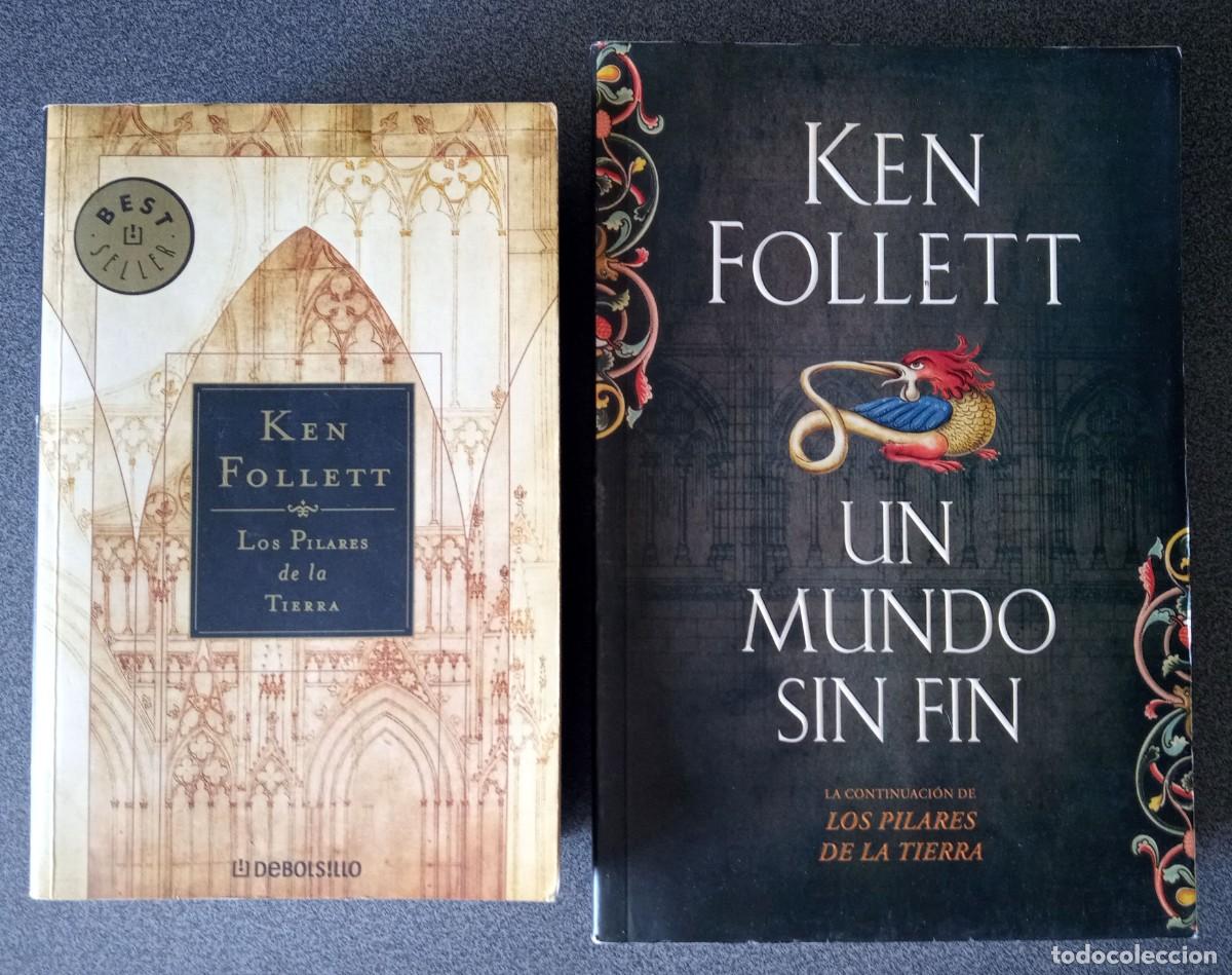 Libros de segunda mano: Lote libros Los Pilares De La Tierra Un Mundo Sin Fin Ken Follet