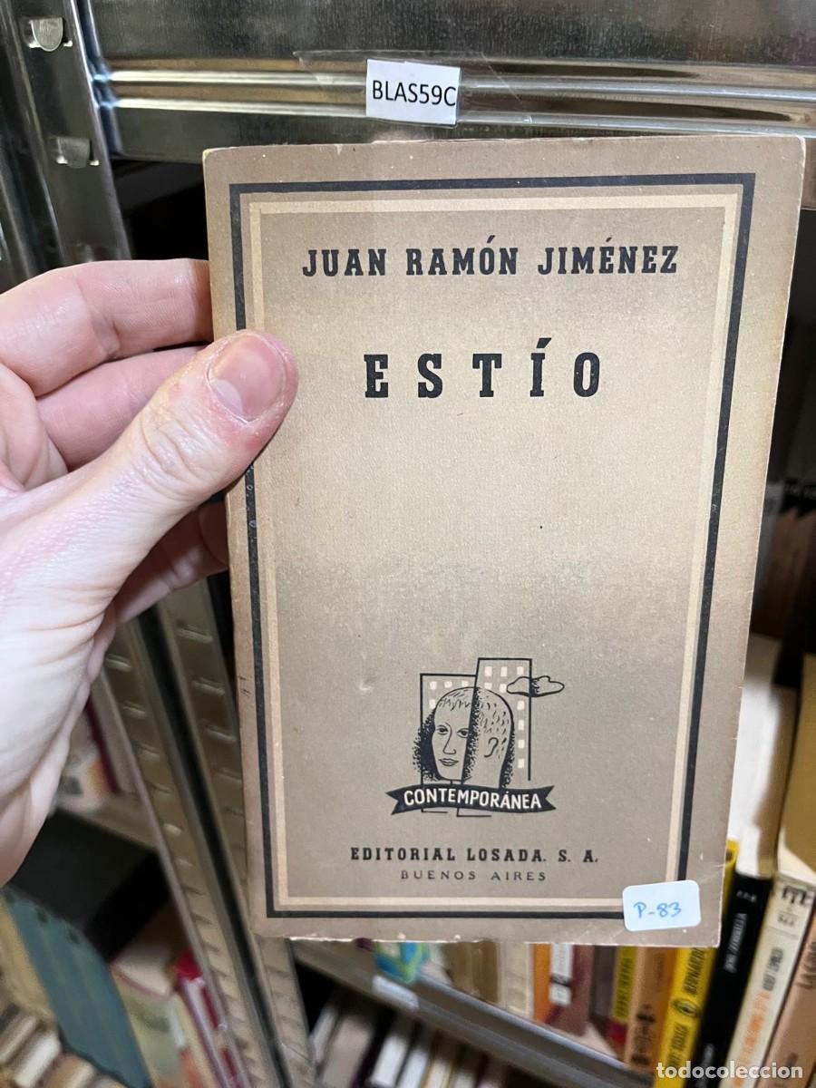Libros de segunda mano: BLAS59C &mdash; Est&iacute;o &mdash; Juan Ram&oacute;n Jim&eacute;nez &mdash; Editorial Losada &mdash;