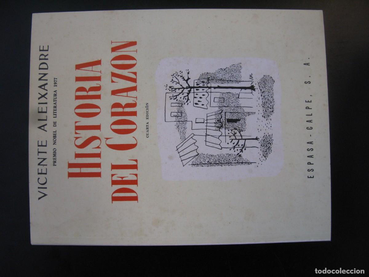 Libros de segunda mano: HISTORIA DEL CORAZON - VICENTE ALEIXANDRE