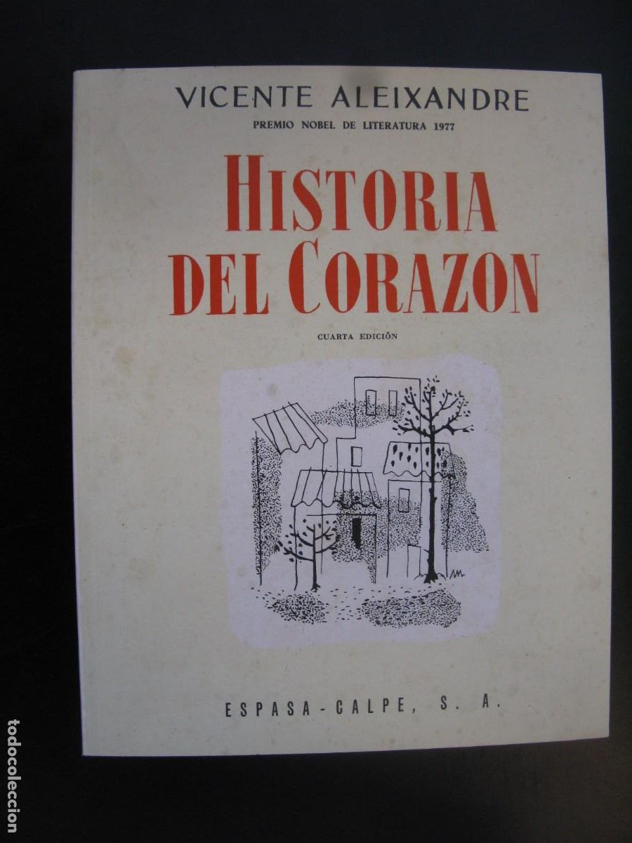 Second hand books: HISTORIA DEL CORAZON - VICENTE ALEIXANDRE