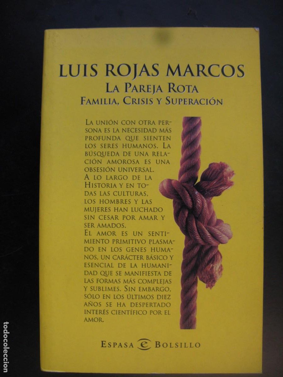Gebrauchte B&uuml;cher: LA PAREJA ROTA - Luis Rojas Marcos