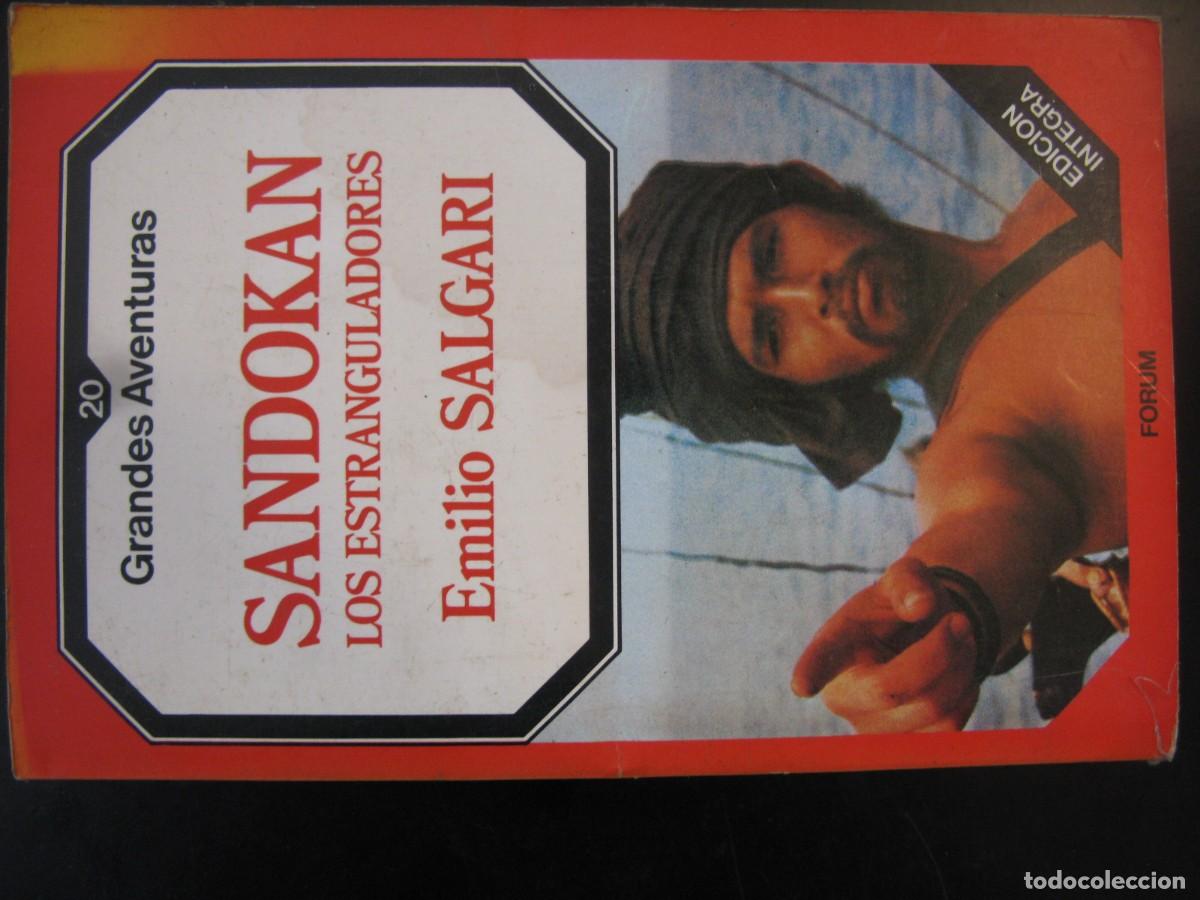 Libros de segunda mano: Emilio Salgari - Sandokan, los estranguladores