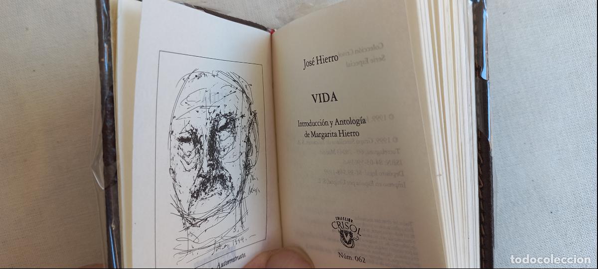 Libros de segunda mano: Jos&eacute; Hierro. Vida .Crisol n&uacute;mero 62 , editorial Aguilar. 1999.