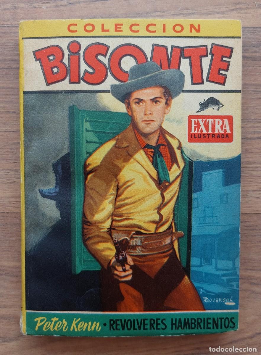 Libros de segunda mano: BISONTE EXTRA ILUSTRADA BRUGUERA OESTE N&ordm; 35-REVOLVERES HAMBRIENTOS (PETER KENN) NOVELAS-BOLSILIBROS